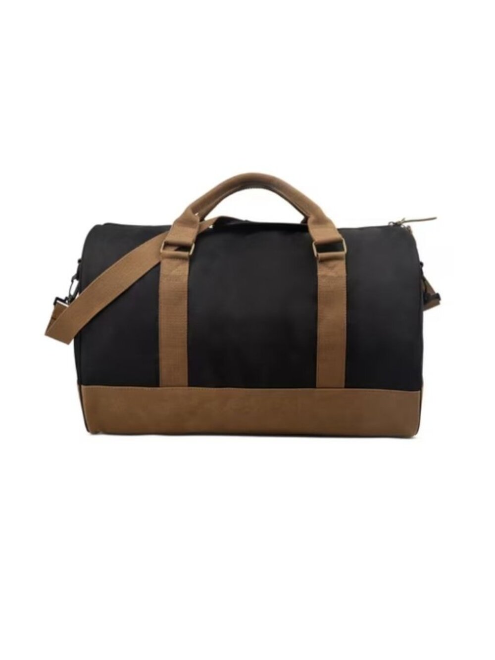 Sun + Stone Mens Canvas Gym Convertible Duffle Bag Black Size OS NWT